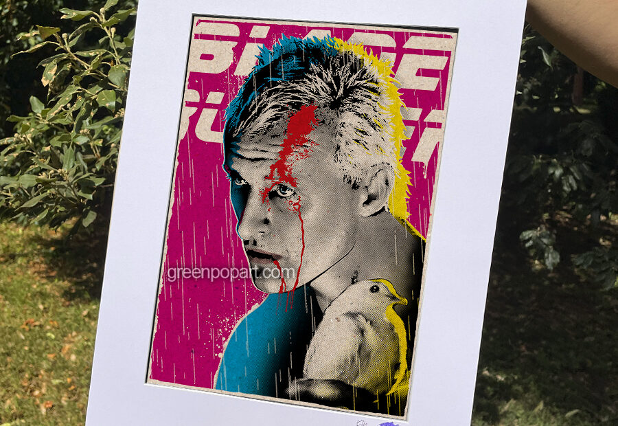 Pop-Art Print, Poster Cult Movie Blade Runner Roy Batty