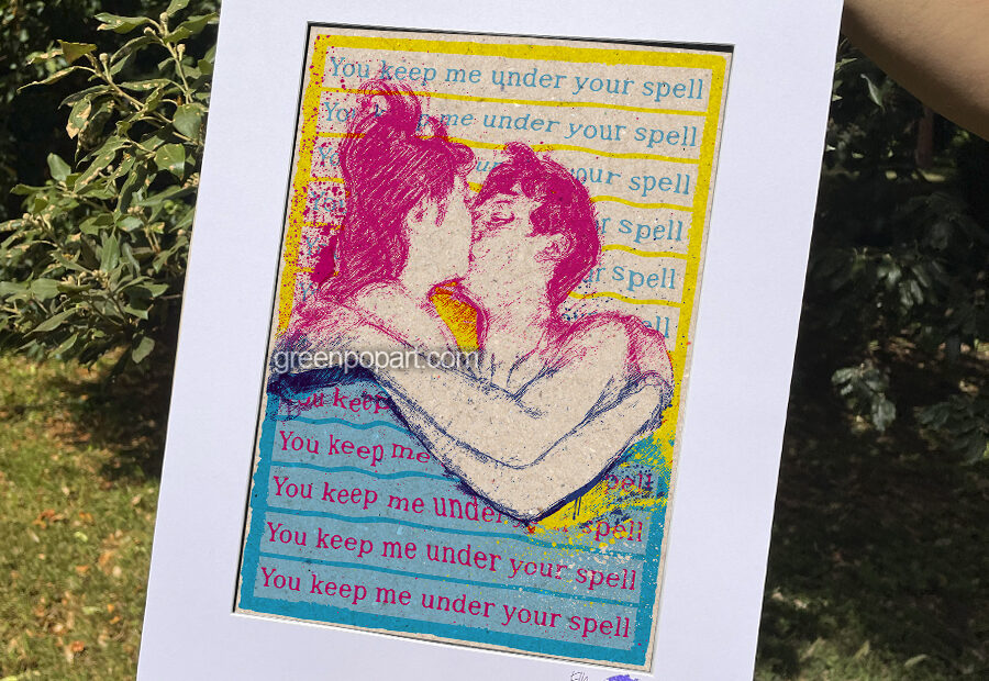 Pop-Art Print, Poster Love, You keep Me under your Spell