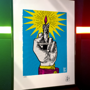 Light at the end of the tunnel, limited edition pop-art print by Stefano DM, art poster, order online, shipping worldwide.