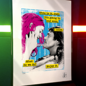 Joel and Clementine Eternal Sunshine, limited edition pop-art print by Stefano DM, art poster, order online, shipping worldwide.