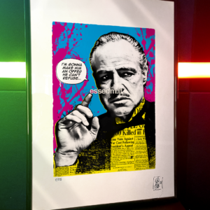 The Godfather, limited edition pop-art print by Stefano DM, art poster, order online, shipping worldwide.