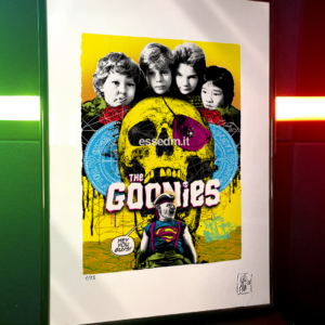 The Goonies, limited edition pop-art print by Stefano DM, art poster, order online, shipping worldwide.