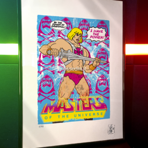 He-Man and Masters of Universe, limited edition pop-art print by Stefano DM, art poster, order online, shipping worldwide.