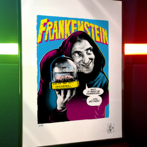 Young Frankenstein, limited edition pop-art print by Stefano DM, art poster, order online, shipping worldwide.