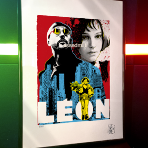 Leon and Mathilda, limited edition pop-art print by Stefano DM, art poster, order online, shipping worldwide.