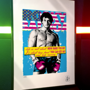 Rocky Balboa, limited edition pop-art print by Stefano DM, art poster, order online, shipping worldwide.