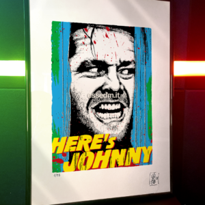 Jack Torrance The Shining, limited edition pop-art print by Stefano DM, art poster, order online, shipping worldwide.